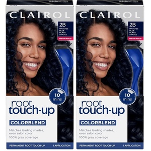 image:imageClairol Root Touch Up Permanent Hair Dye 9A Light Ash Blonde Pack of 12B Blue Black